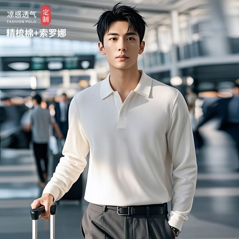 鄭州千禧廣告衫廠專業(yè)長袖廣告衫定制服務